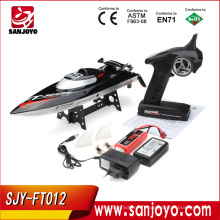 Unique Design Haute Vitesse Servos Quatre Canaux RC Racing Bateau RC Bateau À Vendre SJY-FT012